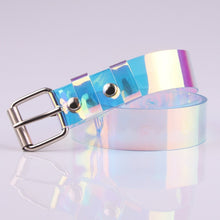 Load image into Gallery viewer, Women Waist Belt Resin Transparent Long Belt Dress Band Belt Heart Pin Buckle Cinturon Mujer Cinturone Para Hombre Leather Strap