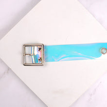 Load image into Gallery viewer, Women Waist Belt Resin Transparent Long Belt Dress Band Belt Heart Pin Buckle Cinturon Mujer Cinturone Para Hombre Leather Strap