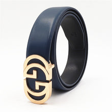 Load image into Gallery viewer, Luxury Designer Belt for Men Women Double G Smooth Buckle Strap High Quality Genuine Real Leather Belt Fashion Jeans Belt