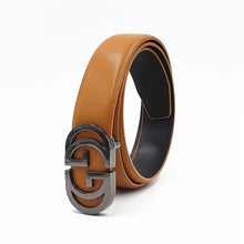 Load image into Gallery viewer, Luxury Designer Belt for Men Women Double G Smooth Buckle Strap High Quality Genuine Real Leather Belt Fashion Jeans Belt