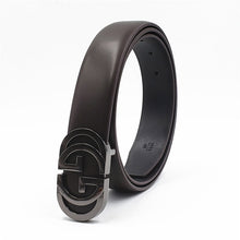 Load image into Gallery viewer, Luxury Designer Belt for Men Women Double G Smooth Buckle Strap High Quality Genuine Real Leather Belt Fashion Jeans Belt