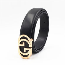 Load image into Gallery viewer, Luxury Designer Belt for Men Women Double G Smooth Buckle Strap High Quality Genuine Real Leather Belt Fashion Jeans Belt