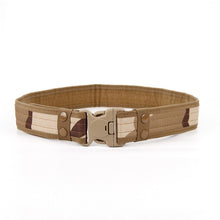 Load image into Gallery viewer, New Army Style Combat Belts Quick Release Tactical Belt Fashion Men Canvas Waistband Outdoor Hunting 5Colors 130cm 2019